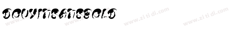 DOUYINSANSBOLD字体转换