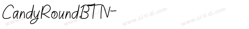 CandyRoundBTN字体转换