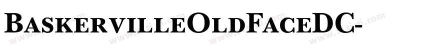 BaskervilleOldFaceDC字体转换