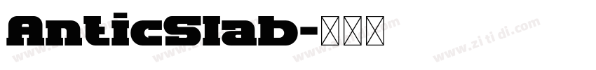 AnticSlab字体转换