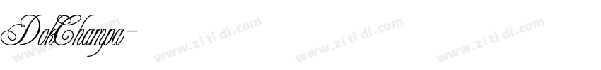 DokChampa字体转换