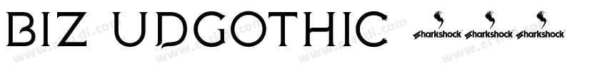 BIZ-UDGothic字体转换