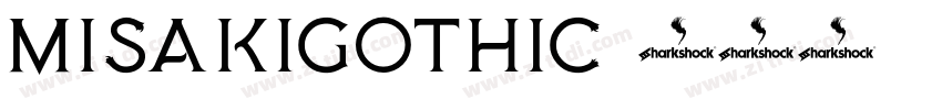 MisakiGothic字体转换