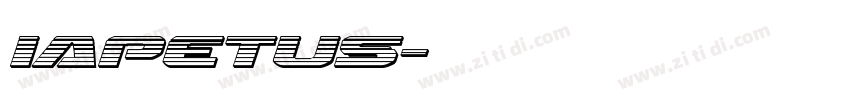 iapetus字体转换