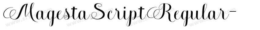 MagestaScriptRegular字体转换
