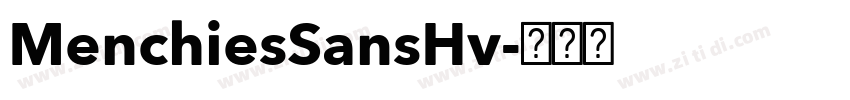 MenchiesSansHv字体转换