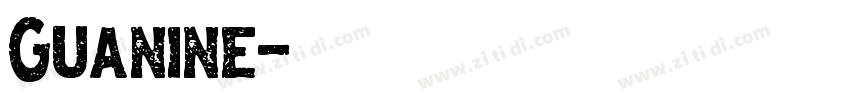 Guanine字体转换