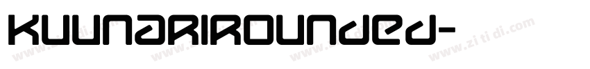 KuunariRounded字体转换