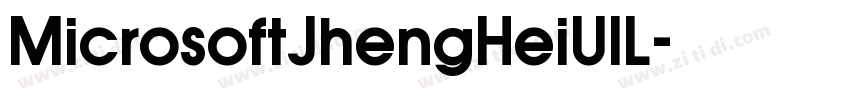 MicrosoftJhengHeiUIL字体转换