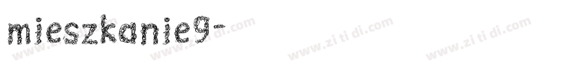 mieszkanie9字体转换
