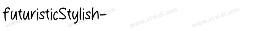 futuristicStylish字体转换