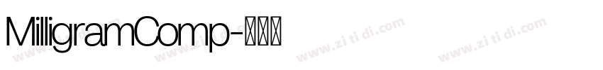 MilligramComp字体转换