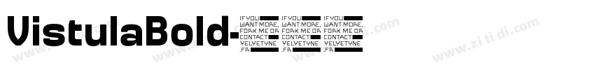 VistulaBold字体转换