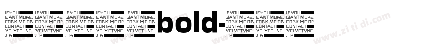 黄油溏心体bold字体转换