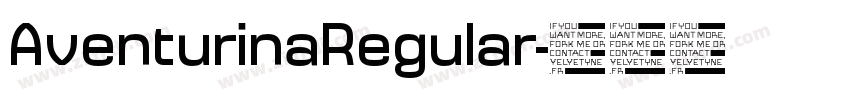 AventurinaRegular字体转换