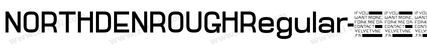 NORTHDENROUGHRegular字体转换