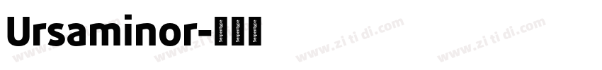 Ursaminor字体转换