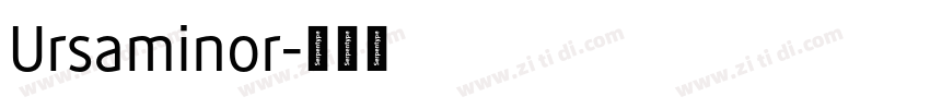 Ursaminor字体转换