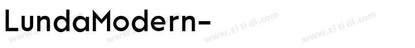 LundaModern字体转换