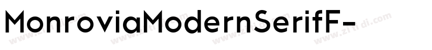 MonroviaModernSerifF字体转换