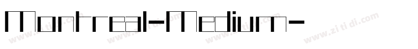 Montreal-Medium字体转换