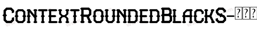ContextRoundedBlackS字体转换