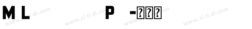 MrLackboughsPro字体转换