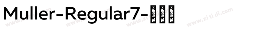 Muller-Regular7字体转换