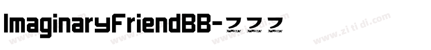 ImaginaryFriendBB字体转换