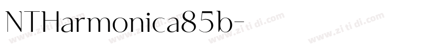 NTHarmonica85b字体转换