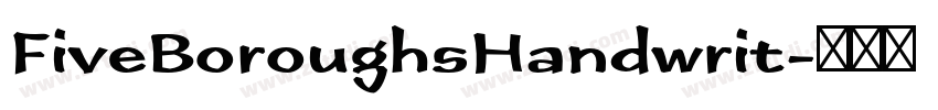 FiveBoroughsHandwrit字体转换