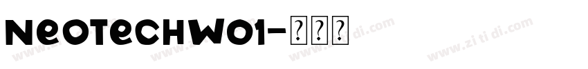 NeoTechW01字体转换