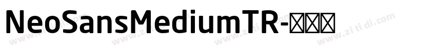 NeoSansMediumTR字体转换