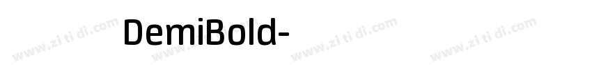 方正华思楷宋DemiBold字体转换