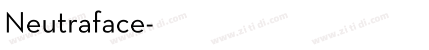 Neutraface字体转换