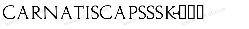CarnatiSCapsSSK字体转换