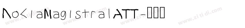 NokiaMagistralATT字体转换