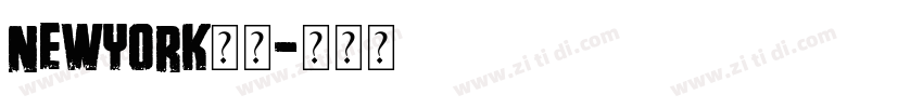 NewYork字体字体转换
