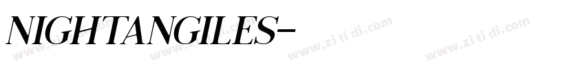 NightAngiles字体转换