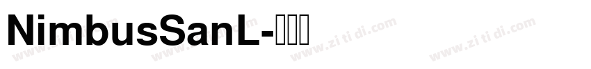 NimbusSanL字体转换
