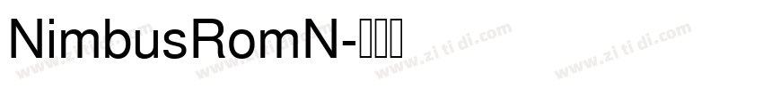 NimbusRomN字体转换