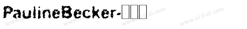 PaulineBecker字体转换