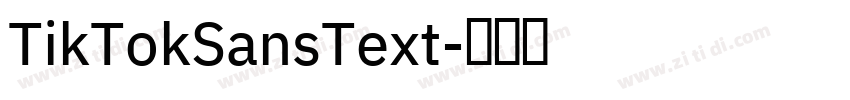TikTokSansText字体转换