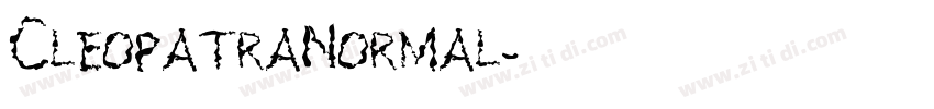 CleopatraNormal字体转换