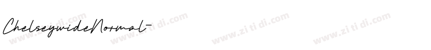 ChelseywideNormal字体转换