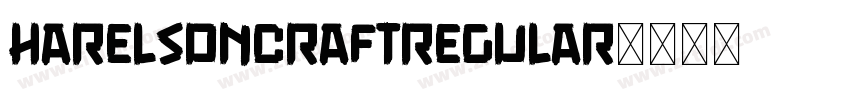 HarelsonCraftRegular字体转换