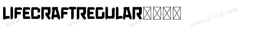 LifeCraftRegular字体转换