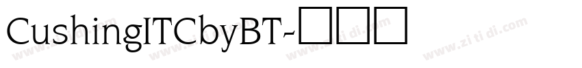 CushingITCbyBT字体转换