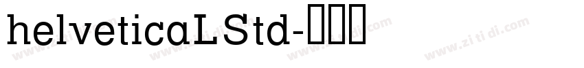 helveticaLStd字体转换