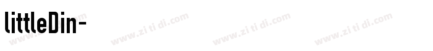 littleDin字体转换